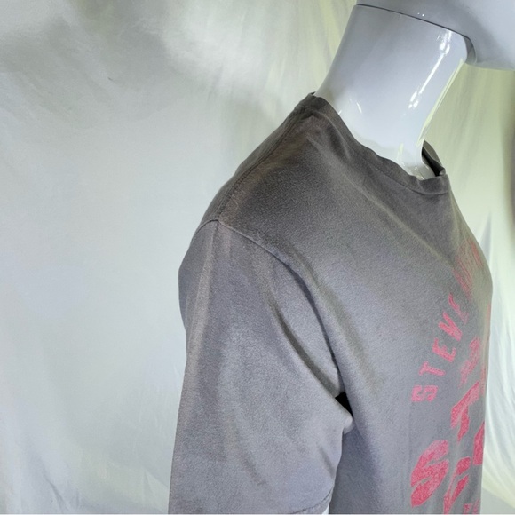 Port & Company Stone Cold Steve Austin Distressed Gray T-Shirt - Picture 2 of 7